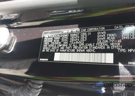 2019 Volvo Xc40 T5 Momentum/T5 R-Design from USA, damaged, VIN YV4162XZ5K2010983